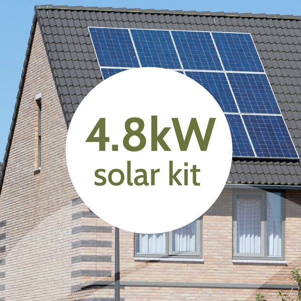 Complete 4.8kw Solar Panel System with Mounting Kit - Solar