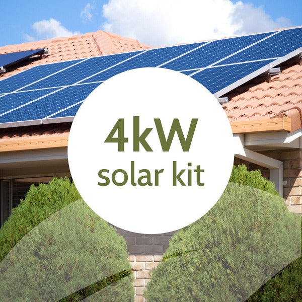 Complete 4kw Solar Panel System with Mounting Kit - Solar