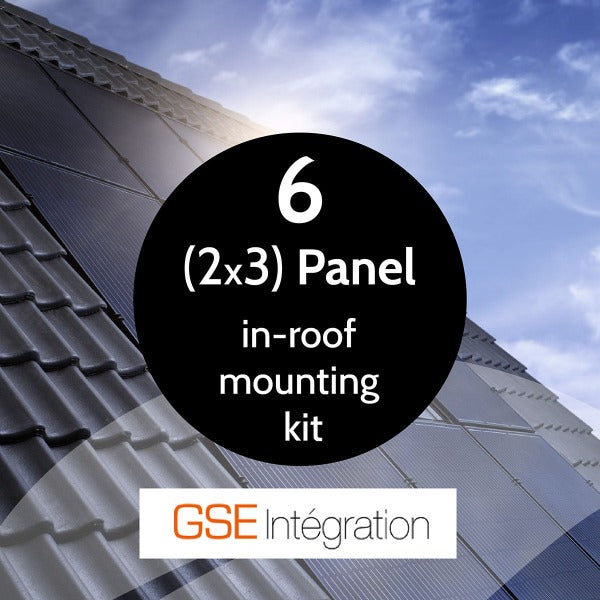 Complete GSE In-Roof Mounting Kit for 6 Panel System (2x3) -