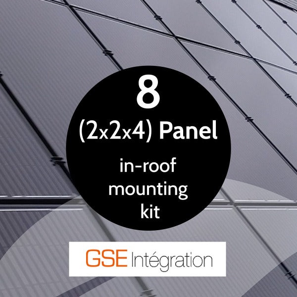 Complete GSE In-Roof Mounting Kit for 8 Panel System (2x2x4)