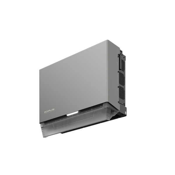 EcoFlow PowerOcean Plus Hybrid Inverter from the front and below