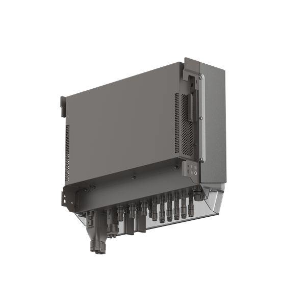 EcoFlow PowerOcean Plus Hybrid Inverter from the rear