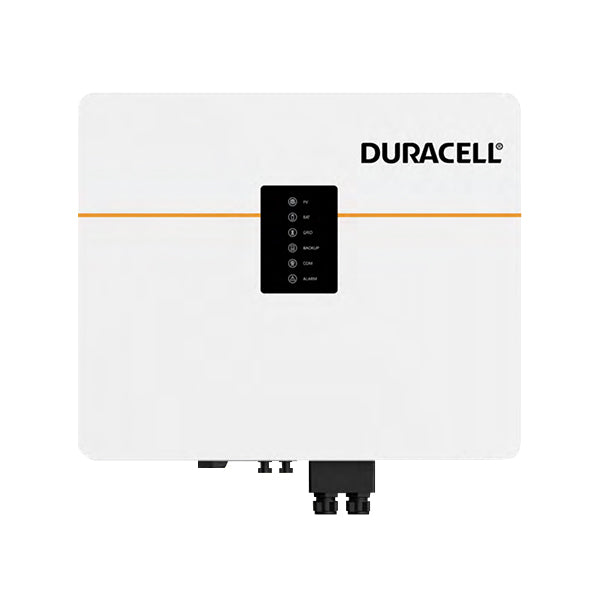 Duracell Energy Dura-i 4.6kW Single-Phase Hybrid Inverter from the front