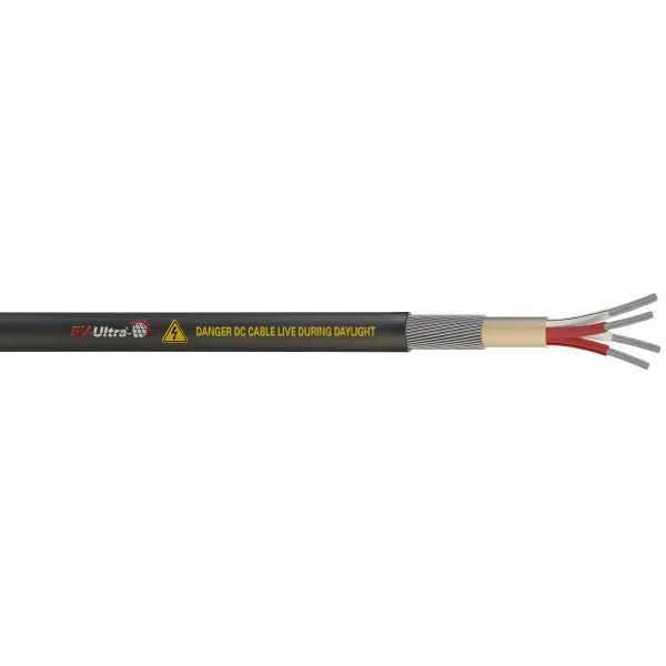 PV-Ultra 4mm² Double-Insulated Four-Core SWA Solar Panel DC Cable