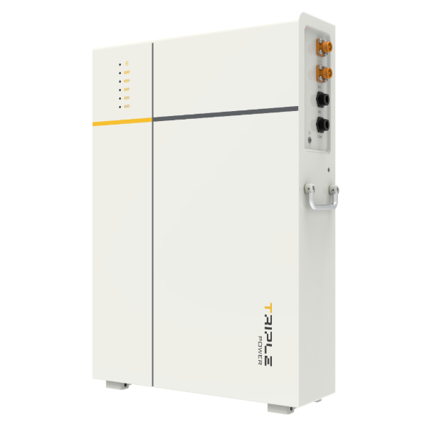 SolaX Triple Power 5.3kWh Low-Voltage Battery Storage angled to show the left