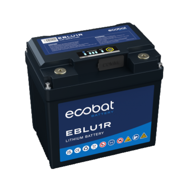 Ecobat EBLU1R Lithium Leisure Battery 12.8V,48Ah - Leisure