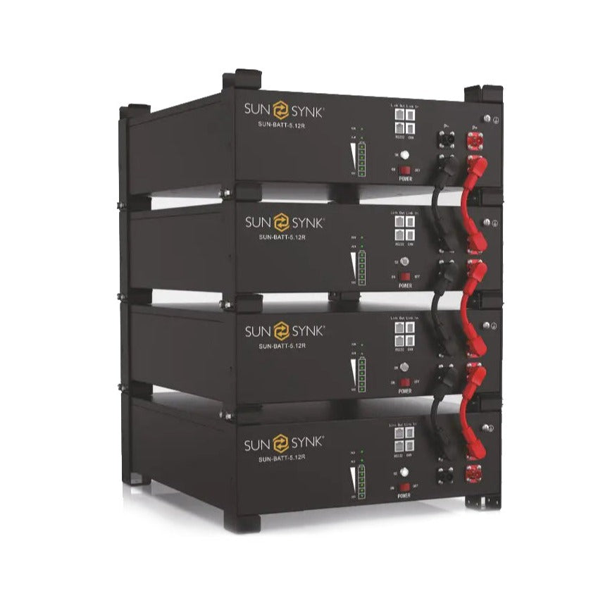 Sunsynk IP20 5.32kWh Rack Mounted Battery - Low Voltage